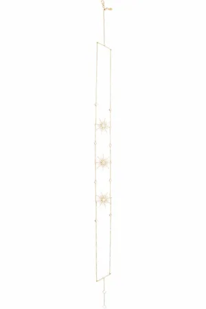 DJULA Collier ras-du-cou Big Sun en 18ct serti de diamants