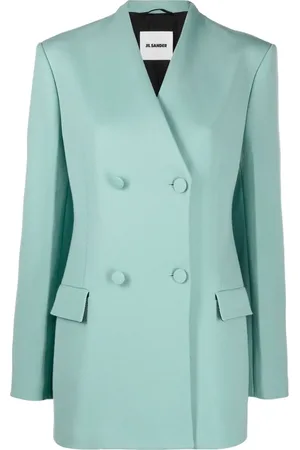 Jil Sander Blazer à boutonnière croisée