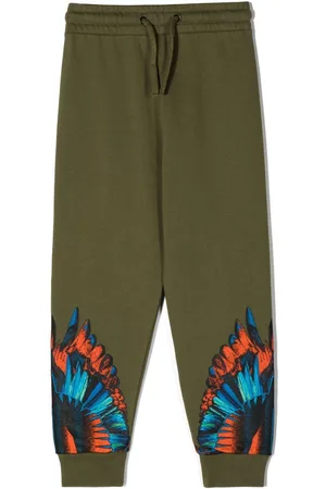 MARCELO BURLON Pantalon de jogging à imprimé ailes