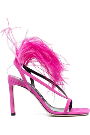 Chaussures Sergio Rossi Femme - Talons Hauts Dorés En Cuir, Taille 37 EU, Occasion