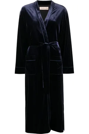 BLANCA Manteau ceinturé à effet de velours