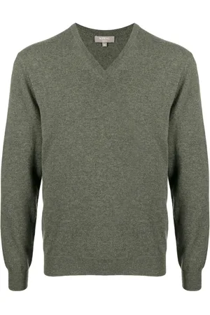N.PEAL Pull en coton biologique à col v