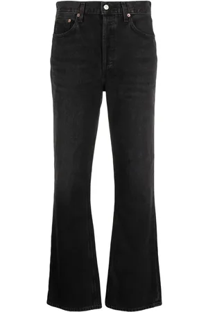 AGOLDE Jean droit à taille mi-haute
