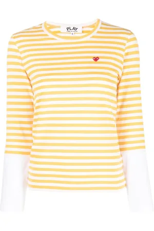Comme des Garçons T-shirt rayé à manches longues