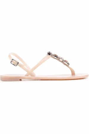 Casadei Sandales à ornements en cristal