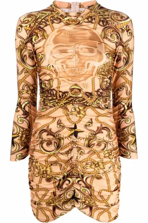 Philipp Plein Robe à imprimé baroque