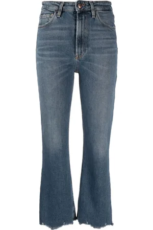 3x1 Jean bootcut à taille haute