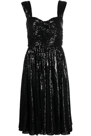 Ralph Lauren Robe mi-longue à sequins brodés