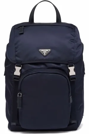 Prada Sac à dos Re-Nylon à plaque logo