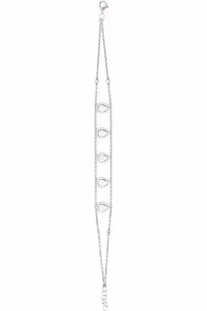 DJULA Bracelet Tassel en or blanc 18ct serti de diamants