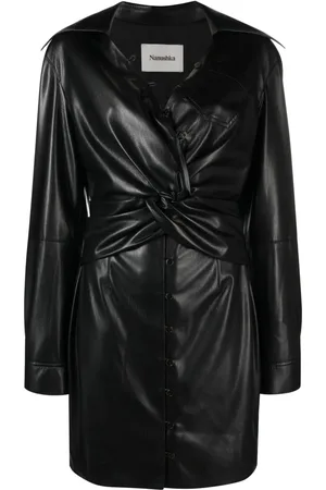 Nanushka Robe courte Marto en cuir artificiel