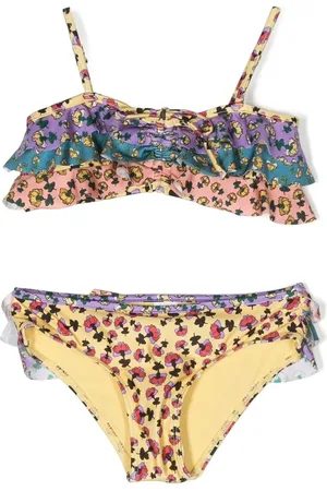 ZIMMERMANN Bikini volanté à fleurs