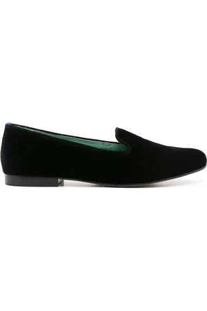 Blue Bird Mocassins en velours