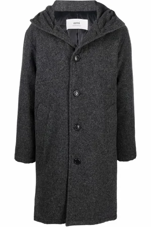 Ami Manteau boutonné à capuche