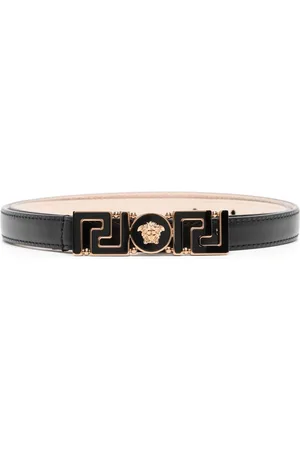 VERSACE Ceinture Greca Goddess en cuir