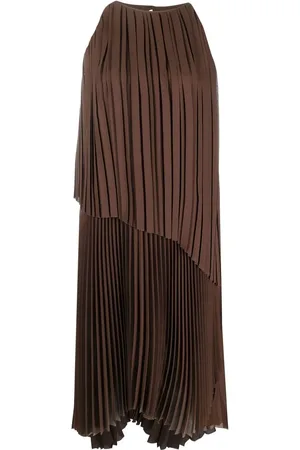 Fabiana Filippi Robe plissée à design asymétrique