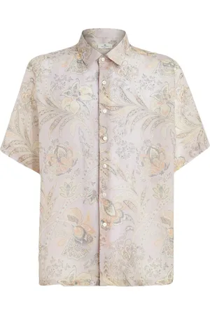 Etro Chemise fleurie à manches courtes