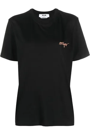 Msgm T-shirt à logo brodé
