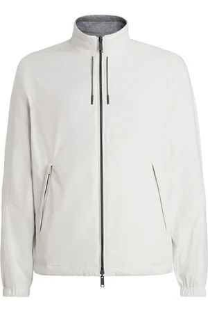 Ermenegildo Zegna Veste de sport zippée à design réversible