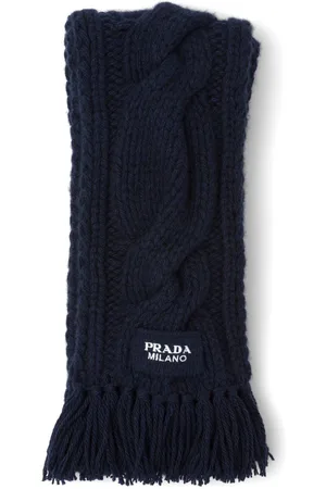 Prada écharpe en maille torsadée