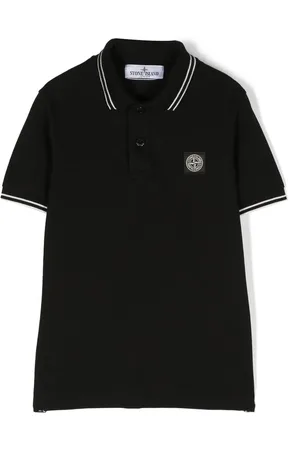 Stone Island Polo à patch Compass