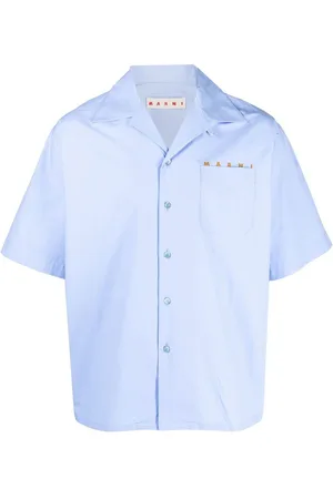 Marni Chemise en coton à manches courtes