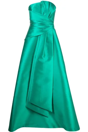 Alberta Ferretti Robe bustier à fronces