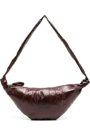 LEMAIRE Sac porté épaule Croissant en cuir