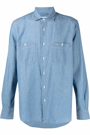 Aspesi Chemise en jean à boutonnière