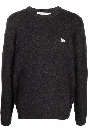 Maison Kitsuné Pull à logo brodé