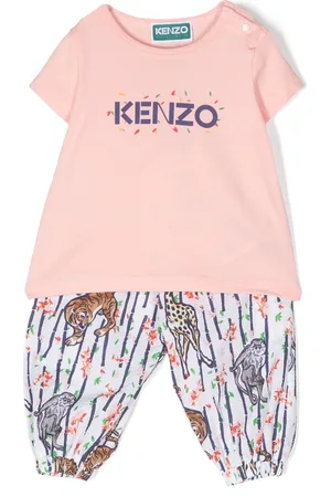 Kenzo Pantalon à imprimé graphique