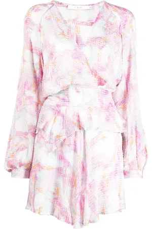 IRO Robe à fleurs imprimées