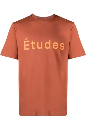 Etudes T-shirt en coton biologique à logo imprimé