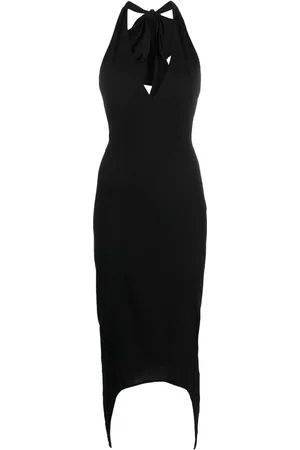 Patou Robe mi-longue à dos nu