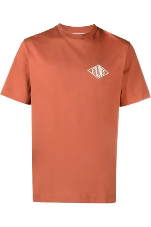 Etudes T-shirt en coton biologique à logo imprimé