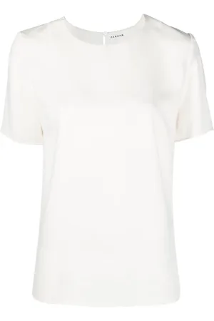 P.A.R.O.S.H. Blouse à col ouverture goutte d