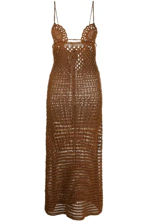 Alanui Robe Mother Nature en crochet