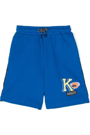 Kenzo Short bicolore à logo imprimé