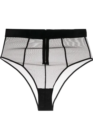 Kiki de Montparnasse Culotte transparente à taille haute