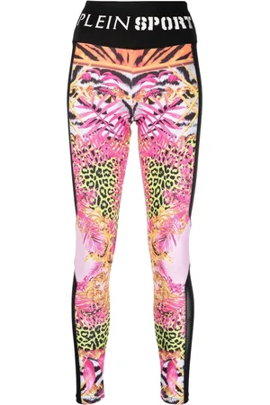 Philipp Plein Legging à fleurs