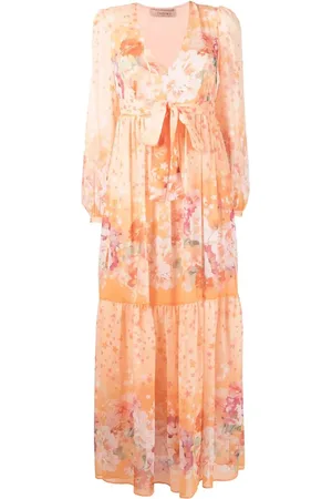 Twin-Set Robe fleurie à taille empire