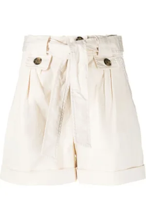 Woolrich Short en coton à taille nouée