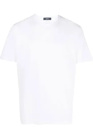 HERNO T-shirt en coton à manches courtes