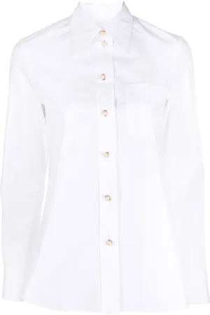 Lanvin Chemise en coton à col pointu