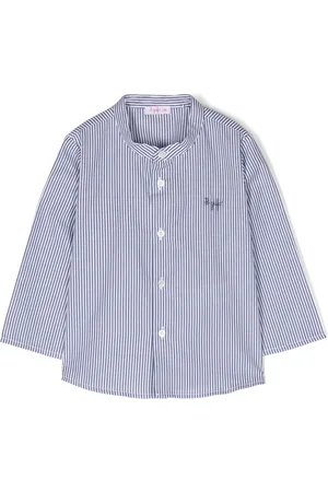 Il gufo Chemise rayée à logo brodé