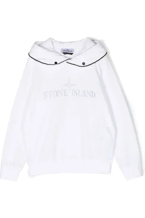 Stone Island Hoodie en coton à logo imprimé