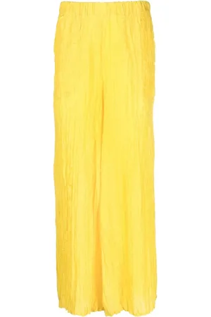 ALYSI Pantalon palazzo en soie