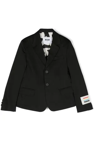 Msgm Blazer croisé à patch logo