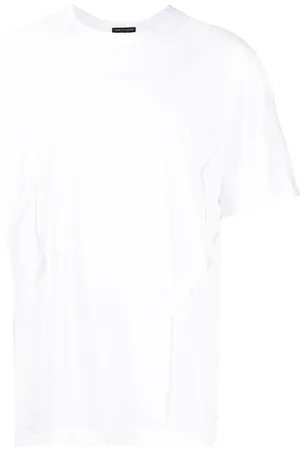 Comme des Garçons T-shirt en coton à détails de coutures