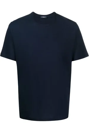 HERNO T-shirt en coton à col rond